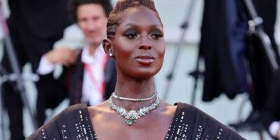 Jodie Turner-Smith Turns Heads in Sparkly Gucci Gown at 'White Noise' Premiere in Venice - www.justjared.com - Italy