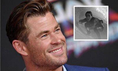 Chris Hemsworth proudly shows off his 8-year-old son’s impressive surfing skills - us.hola.com - India