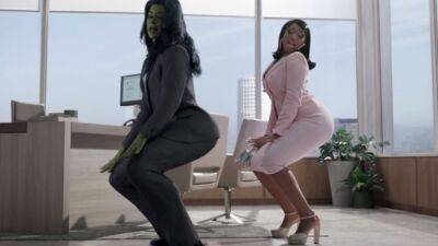 'She-Hulk': Tatiana Maslany Reacts to Megan Thee Stallion's Epic Cameo (Exclusive) - www.etonline.com