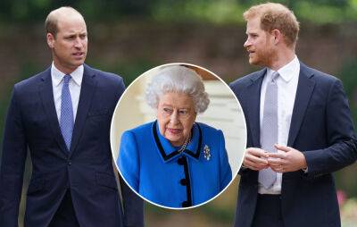Inside Prince William & Prince Harry’s Interactions Following The Loss Of Queen Elizabeth - perezhilton.com - Scotland - county Andrew - county Prince Edward