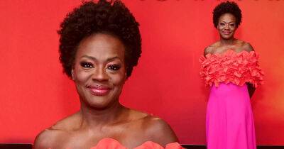 Viola Davis stuns in vibrant pink gown at The Woman King premiere - www.msn.com - New York