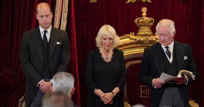 Prince William, Queen Consort Camilla Support King Charles III as He Is Officially Declared Monarch in Ascension Ceremony: Pics - www.usmagazine.com - city Elizabeth - parish St. James - parish Ascension