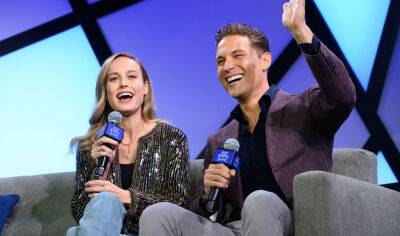 Brie Larson & Boyfriend Elijah Allan-Blitz Promote New Project at D23, Plus 'The Marvels' Cast Steps Out Together! - www.justjared.com - city Anaheim