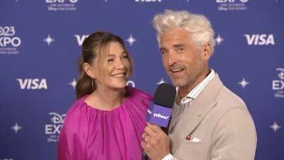 Ellen Pompeo Crashes Patrick Dempsey Interview, Which Then Goes Delightfully Off the Rails (Video) - thewrap.com - Las Vegas - county Bedford