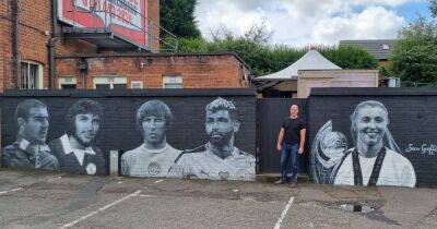 Stunning mural of football legends for Man City and Man United leaves landlady 'blown away' - www.manchestereveningnews.co.uk - Manchester
