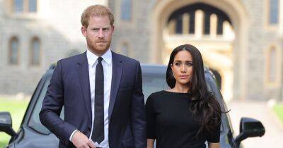 Royal fans spot sweet moment Harry reminded Meghan Markle of protocol on Windsor outing - www.ok.co.uk - Britain