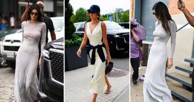 Kendall Jenner stages epic NYC outfit change - www.msn.com - USA