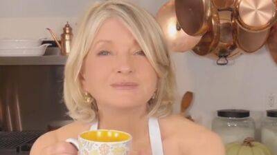 Martha Stewart, Queen of Thirst Traps, Sells Coffee Wearing Nothing But an Apron - www.glamour.com