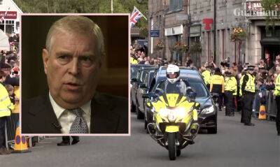 Protester Attacked & Arrested For Heckling 'Sick Old Man' Prince Andrew At Queen Elizabeth's Funeral Procession! - perezhilton.com - Britain - Scotland - state Oregon