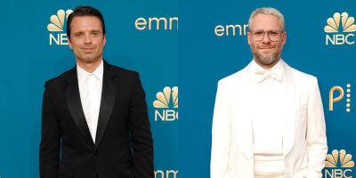 Sebastian Stan & Seth Rogen Provide the Perfect Contrast at the 2022 Emmy Awards - www.justjared.com - Los Angeles