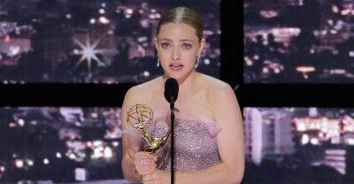 Amanda Seyfried Wins Her First-Ever Emmy for 'The Dropout' - www.justjared.com - Los Angeles - USA - county Holmes - county Story