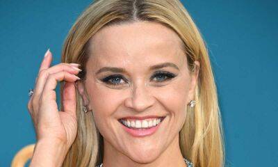 Reese Witherspoon turns heads in dramatic navy sequin gown at the Emmy Awards - hellomagazine.com