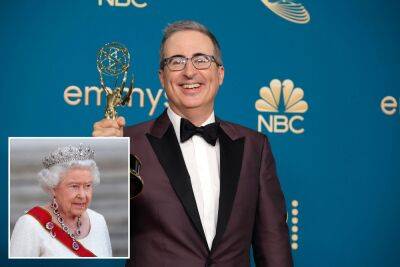 John Oliver’s Queen Elizabeth death jokes censored from ‘Last Week Tonight’ - nypost.com - Britain - USA - Chile