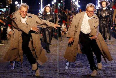 Mikhail Baryshnikov dropped crazy dance moves on the Vogue World runway - nypost.com