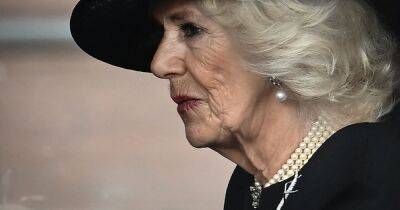 Camilla arrives alone to Buckingham Palace ahead of Queen's procession - www.ok.co.uk - county Hall