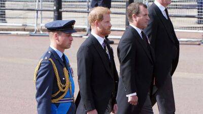 Prince Harry and Prince William, King Charles reunite to walk together behind Queen Elizabeth II's coffin - www.foxnews.com - county Hall - county Charles