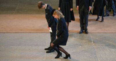 Wessexes' rarely-seen son James, 14, bows head as he joins Royals at Westminster Hall - www.ok.co.uk - Scotland - county Hall - county Prince Edward
