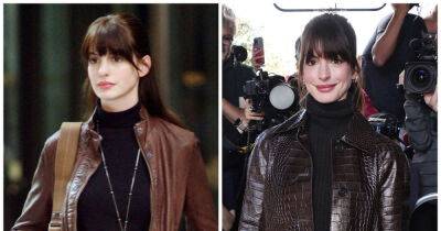 Anne Hathaway channels Devil Wears Prada character with NYFW look: ‘Full circle moment’ - www.msn.com - New York - USA - New York