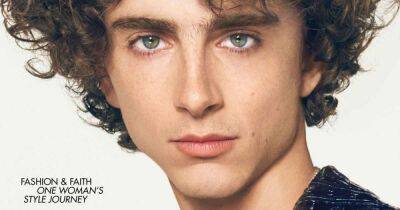 Timothee Chalamet Makes History as the First Man to Grace the Cover of ‘British Vogue’ Solo - www.usmagazine.com - Britain - New York