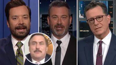 Late Night Hosts Pile on Mike Lindell’s Phone Seizure at Hardee’s: ‘Not Sure You Wanna Go to Jail Being Known as The MyPillow Guy’ - thewrap.com - county Fallon - county Colbert