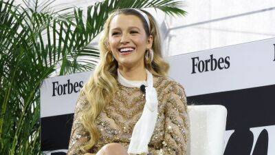 Blake Lively Wore a Sheer Minidress to Reveal She's Pregnant With Baby No. 4 - www.glamour.com - county Power - county York - county Summit - city New York, county Summit