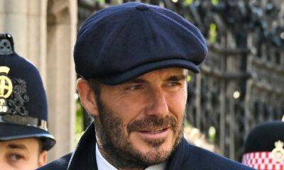 David Beckham wells up as he passes by the late Queen's coffin - hellomagazine.com - county Hall