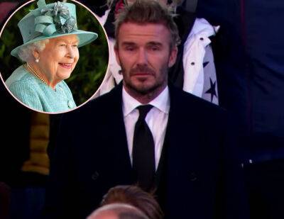 David Beckham Waited In Line HOW LONG To See Queen Elizabeth’s Coffin?! - perezhilton.com - county Hall - Manchester