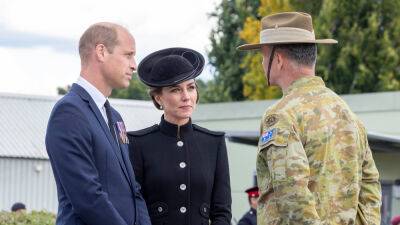 Prince William & Kate Middleton Meet the Troops Who Were Deployed to Assist at Queen Elizabeth's Funeral - www.justjared.com - Australia - Britain - New Zealand - Canada