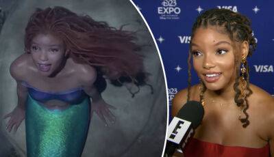 Halle Bailey Opens Up About The 'Pressure' She Felt Filming The Little Mermaid - perezhilton.com