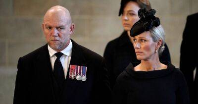 Zara Tindall 'shot husband Mike a look' after he broke silence during Queen's procession - www.ok.co.uk - county Hall - city Elizabeth