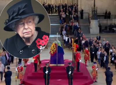 Man Arrested After Rushing Queen Elizabeth’s Coffin & Lifting The Royal Standard! - perezhilton.com - London - county Hall - county Andrew - county Prince Edward