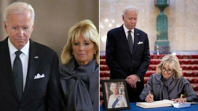 President Biden, first lady Jill Biden, other leaders pay respects to queen as she lies in state - www.foxnews.com - Britain - county Hall - Canada - county Johnson - Ukraine