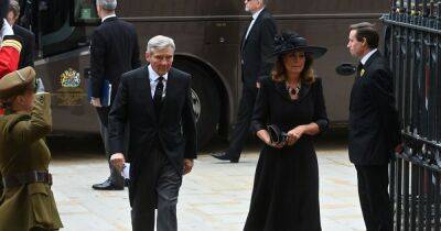 Kate Middleton's parents Carole and Michael lead Westminster arrivals for Queen's funeral - www.ok.co.uk