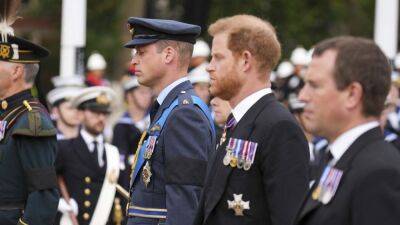 Prince Harry Joins Prince William for Queen Elizabeth II's Funeral - www.etonline.com - London - county Hall - county Windsor - Charlotte - city Charlotte - city Elizabeth