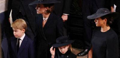 Kate Middleton & Meghan Markle Reunite Alongside Prince George & Princess Charlotte at Queen Elizabeth's Funeral - www.justjared.com - London - Charlotte - city Charlotte - city Elizabeth