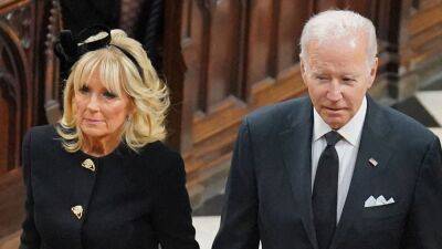 President Joe Biden and First Lady Jill Biden Attend Queen Elizabeth II's Funeral - www.etonline.com - Britain - London - county Hall