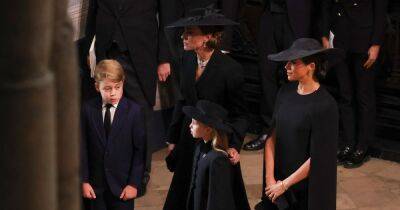 Prince Harry and Meghan Markle arrive at Queen's funeral dressed in black - www.dailyrecord.co.uk - Britain - county Windsor