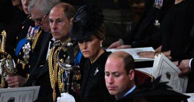Sophie Wessex wipes away tears as 'Queen's favourite daughter-in-law' says goodbye - www.ok.co.uk - county Windsor - county Prince Edward