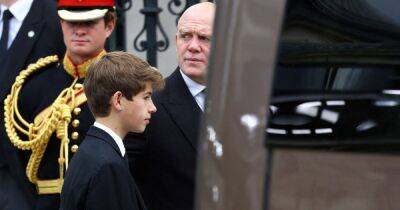 Mike Tindall comforts Queen's youngest grandson James, Viscount Severn in tender moment - www.ok.co.uk