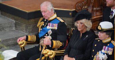 King Charles overcome with emotion as God Save The King is sang to mark end of Queen's funeral - www.ok.co.uk - county Hall