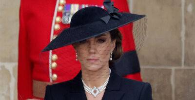 Catherine, Princess of Wales (aka Kate Middleton) Wears 2 Special Pieces of Jewelry at Queen's Funeral - www.justjared.com - London - Netherlands - Bahrain