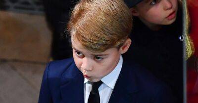 Sophie Wessex comforts Prince George after he wipes away tears at Queen's funeral - www.ok.co.uk - county Hall - county Windsor - county Prince Edward