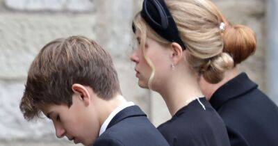 Queen's grandson James, 14, looks heartbroken as he says goodbye to 'granny' - www.ok.co.uk - county Hall - county Prince Edward