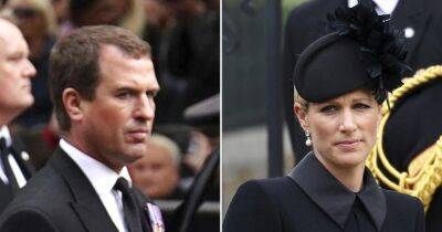 Princess Anne’s Children Peter Phillips and Zara Tindall Pay Their Respects to Grandmother Queen Elizabeth II at State Funeral - www.usmagazine.com - Scotland - city Westminster - county Prince Edward
