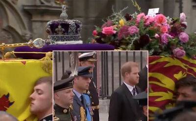 Prince Harry & William Want People To 'Stop Talking' About Their Feud Amid Queen Elizabeth's Death & Funeral - perezhilton.com - county Hall