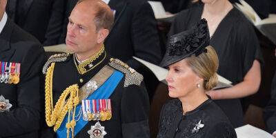 Prince Edward's Wife Sophie Seen Giving Him a Tissue During Queen Elizabeth II's Funeral - www.justjared.com - city Westminster - county Prince Edward - city Elizabeth