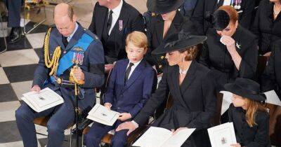 Kate's touching gesture to son Prince George as he's put on world stage at Queen's funeral - www.dailyrecord.co.uk - Manchester - Charlotte - city Westminster