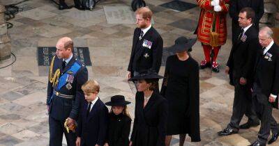 Prince Harry Sits Between Meghan Markle and Princess Charlotte at St George’s Chapel Service - www.usmagazine.com - Britain - Scotland - city Westminster - county Charles