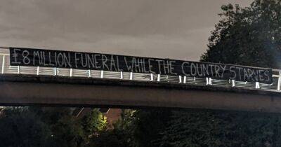 Shock as anti-monarchy messages appear across Greater Manchester on morning of Queen's funeral - www.manchestereveningnews.co.uk - Manchester - Ireland