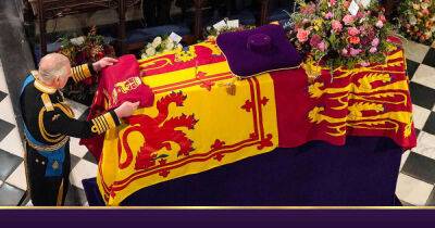 King's goodbye as Queen's coffin is seen in public for the final time - www.msn.com - city Sandringham - county King George - county Imperial